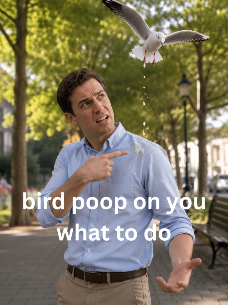 What to Do If a Bird Poops on You