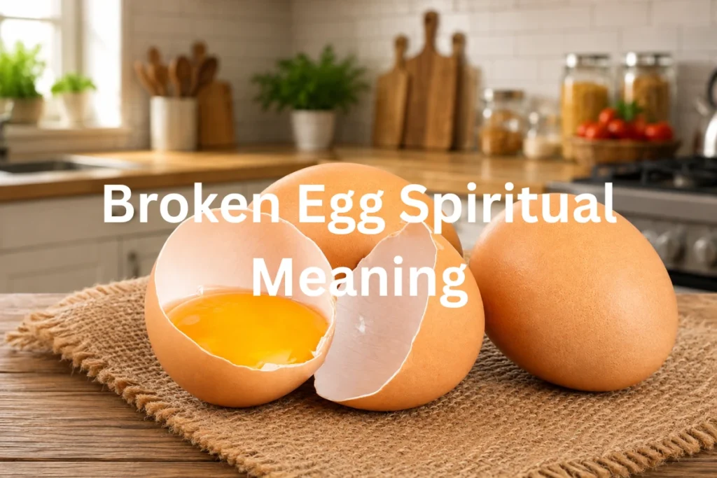 broken egg spiritual meaning