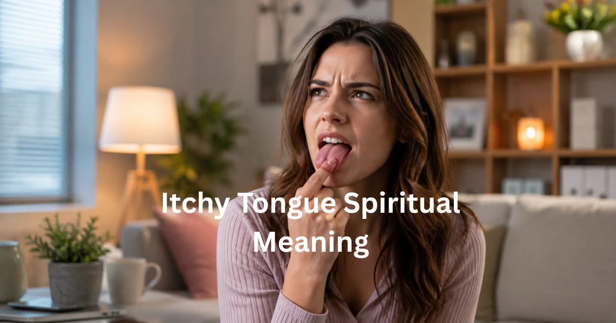 itchy tongue spiritual meaning