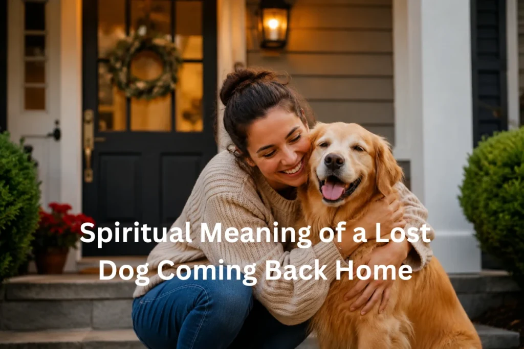 lost dog returning home spiritual meaning
