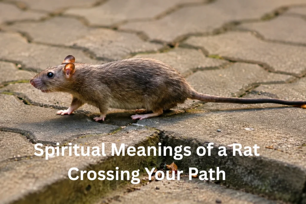 rat crossing path spiritual meaning