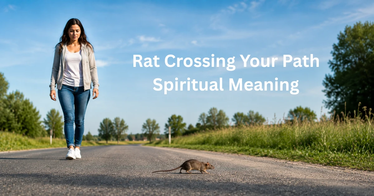 rat crossing path spiritual meanings