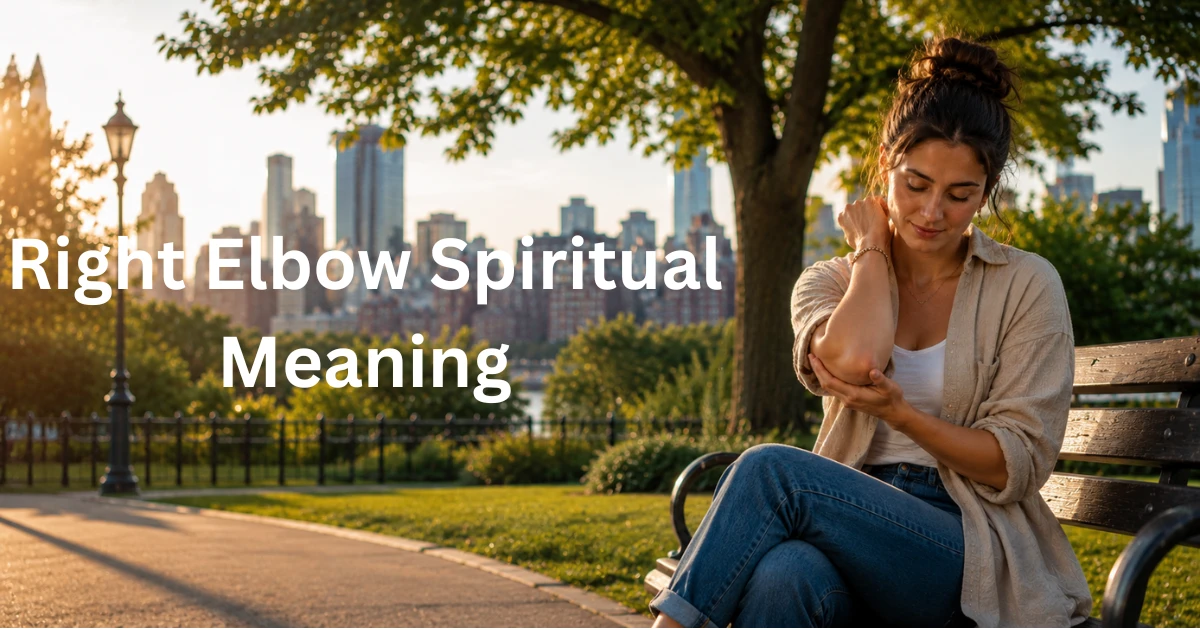 right elbow spiritual meanings
