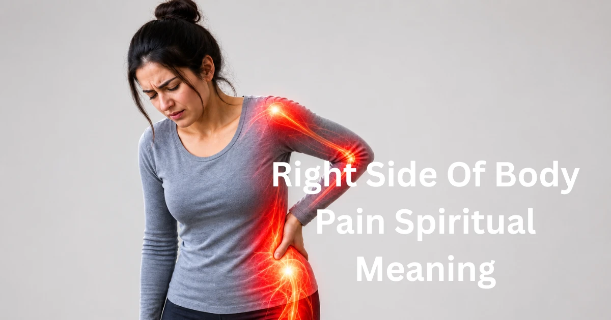 right side body pain spiritual meaning