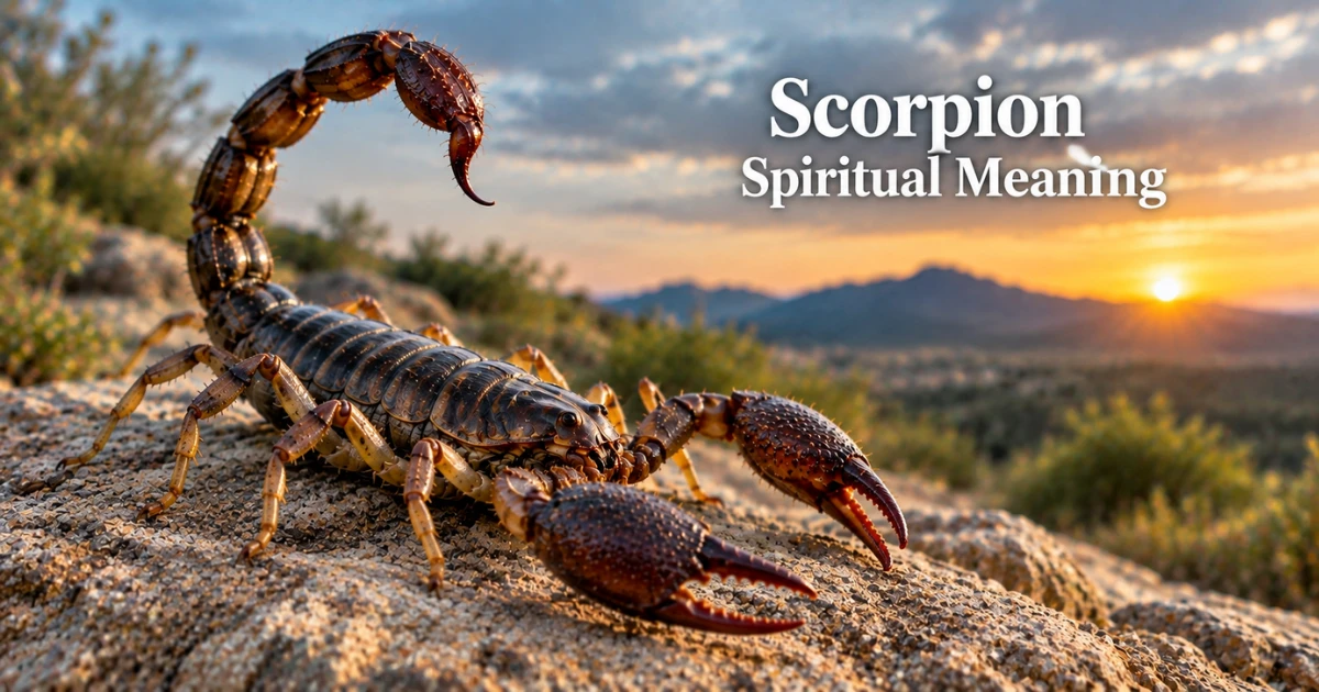 scorpion spiritual meanings
